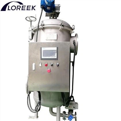 Schabender automatischer selbstreinigender Filter